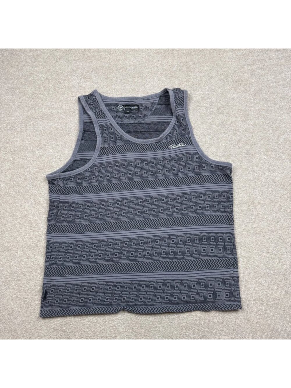 Primitive Men's Shirt Size L Gray Sleeveless Tank Top Streetwear Skateboarding